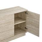 Modway Render 70" Faux Travertine Sideboard Cabinet TV Stand