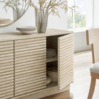 Modway Render 70" Faux Travertine Sideboard Cabinet TV Stand