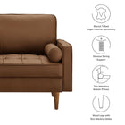 Modway Valour Tufted Vegan Leather Accent Armchair