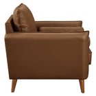 Modway Revive Upholstered Vegan Leather Accent Armchair