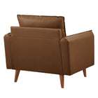 Modway Revive Upholstered Vegan Leather Accent Armchair