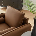 Modway Revive Upholstered Vegan Leather Accent Armchair