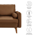 Modway Revive Upholstered Vegan Leather Accent Armchair