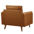 Modway Revive Upholstered Vegan Leather Accent Armchair