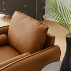 Modway Revive Upholstered Vegan Leather Accent Armchair