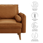 Modway Revive Upholstered Vegan Leather Accent Armchair