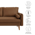 Modway Revive Upholstered Vegan Leather Loveseat