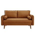 Modway Revive Upholstered Vegan Leather Loveseat