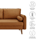 Modway Revive Upholstered Vegan Leather Loveseat