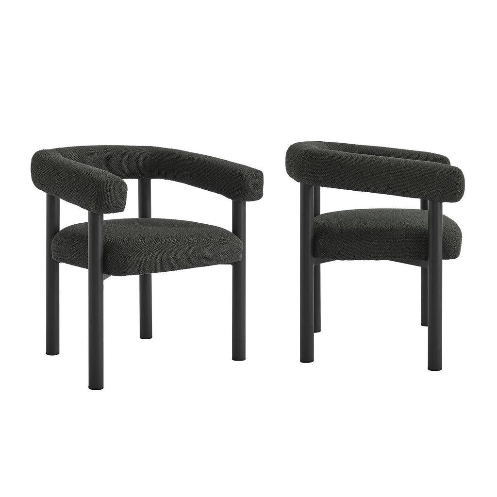 Modway Nautica Outdoor Patio Aluminum Dining Armchairs Set of 2  