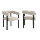 Modway Nautica 5-Piece Round Outdoor Patio Aluminum Dining Table and Chairs Set