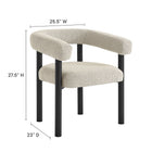Modway Nautica 5-Piece Round Outdoor Patio Aluminum Dining Table and Chairs Set