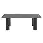 Modway Nautica Outdoor Patio 87" Rectangular Aluminum Dining Table