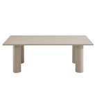 Modway Nautica 7-Piece Rectangular Outdoor Patio Aluminum Dining Table and Chairs Set