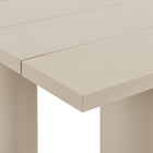 Modway Nautica Outdoor Patio 87" Rectangular Aluminum Dining Table