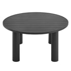 Modway Nautica Outdoor Patio 60" Round Aluminum Dining Table