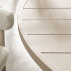 Modway Nautica Outdoor Patio 60" Round Aluminum Dining Table