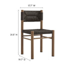 Modway Parkland 7-Piece Rectangular Outdoor Patio Rattan and Aluminum Dining Table and Chairs Set