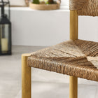 Modway Parkland Outdoor Patio Rattan and Aluminum Counter Stools Set of 2