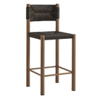 Modway Parkland Outdoor Patio Rattan and Aluminum Counter Stools Set of 2