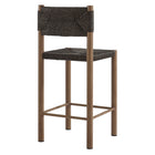 Modway Parkland Outdoor Patio Rattan and Aluminum Counter Stools Set of 2
