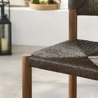 Modway Parkland Outdoor Patio Rattan and Aluminum Counter Stools Set of 2