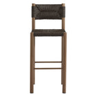 Modway Parkland Outdoor Patio Rattan and Aluminum Bar Stools Set of 2