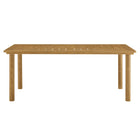 Modway Parkland 76" Outdoor Patio Aluminum Dining Table