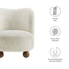 Modway Monroe Boucle Fabric Accent Chair