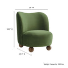 Modway Monroe Performance Velvet Accent Chair