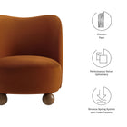 Modway Monroe Performance Velvet Accent Chair