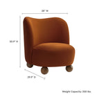 Modway Monroe Performance Velvet Accent Chair