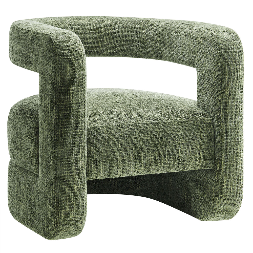 Modway Jaylin Upholstered Chenille Accent Chair  