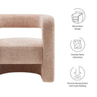 Modway Jaylin Upholstered Chenille Accent Chair