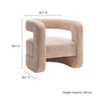 Modway Jaylin Upholstered Chenille Accent Chair