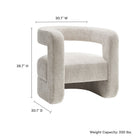 Modway Jaylin Upholstered Chenille Accent Chair