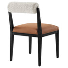 Modway Kai Boucle and Vegan Leather Dining Chair