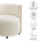 Modway Solis Boucle Accent Chair