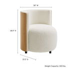 Modway Solis Boucle Accent Chair