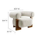 Modway Jace Boucle Accent Chair