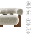 Modway Jace Boucle Accent Chair