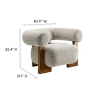 Modway Jace Boucle Accent Chair