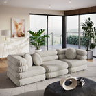 Modway Jubilee 3-Piece Modular Performance Velvet Sectional Sofa