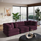 Modway Jubilee 3-Piece Modular Performance Velvet Sectional Sofa