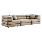 Modway Jubilee 3-Piece Modular Performance Velvet Sectional Sofa
