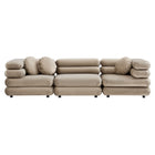 Modway Jubilee 3-Piece Modular Performance Velvet Sectional Sofa