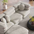 Modway Jubilee 4-Piece Modular Performance Velvet Sectional Sofa