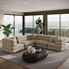 Modway Jubilee 5-Piece Modular Performance Velvet Sectional Sofa