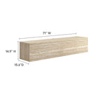 Modway Terra 71" Wall-Mounted TV Stand