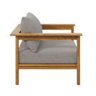 Modway Wren Outdoor Patio Teak Wood Armchair Set of 2